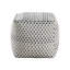 Pouf carré en tissu d'ameublement en tissu jacquard moderne, repose-pieds, repose-pieds antidérapant, fauteuil à billes, repose-pieds 1pc