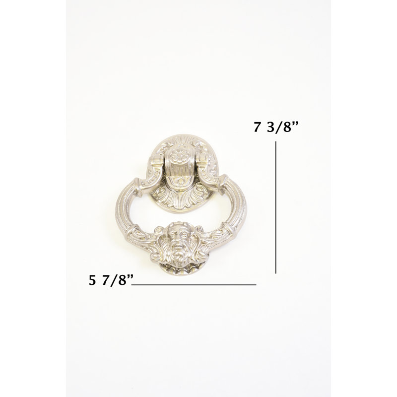 Brass Door Knocker, Satin Nickel