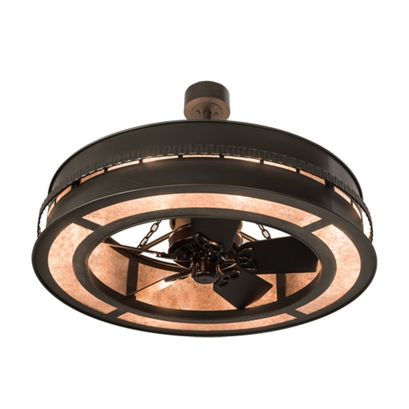 Golden Forge Downrod Ceiling Fan