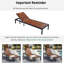 Chaise longue d'extérieur avec dossier réglable pour patio, piscine ou plage