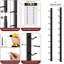 Steel Wine Glass Rack in Black-137729162