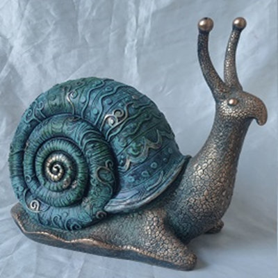 11in. Polyresin Snail Garden Decoration - Rocket