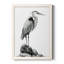 Shoreline Heron en toile de qualité supérieure - Prêt à accrocher-1976378192-1976378193