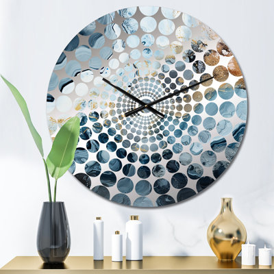 Ruthan - Horloge murale formes abstraites