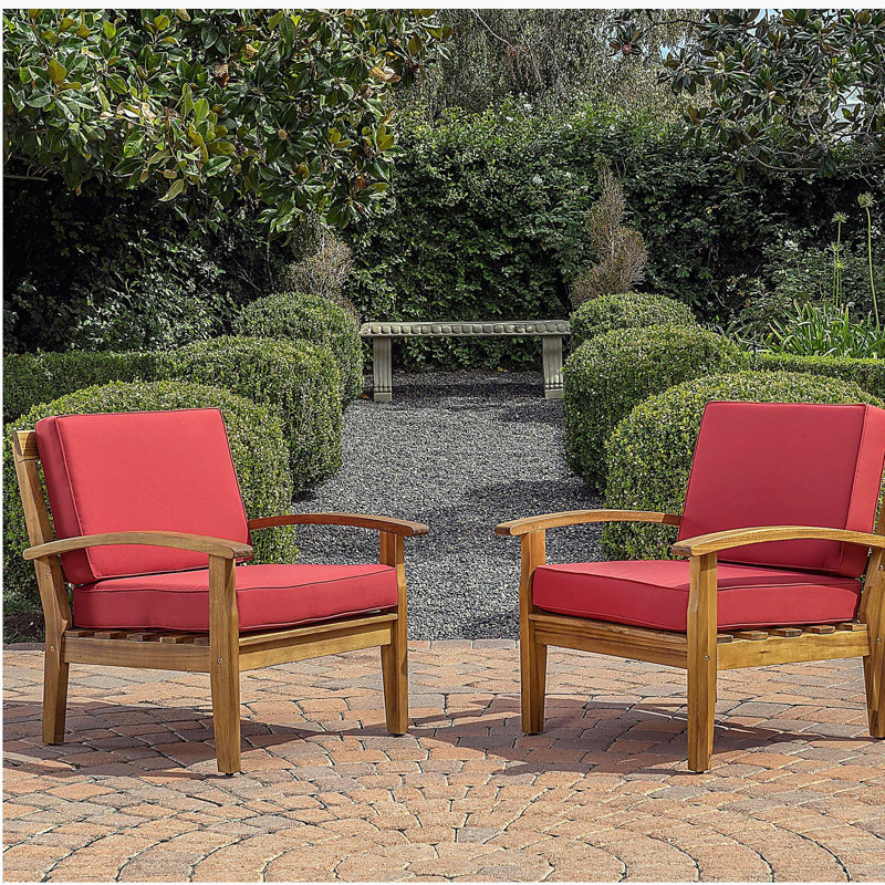 Fauteuil club Peyton, Rouge