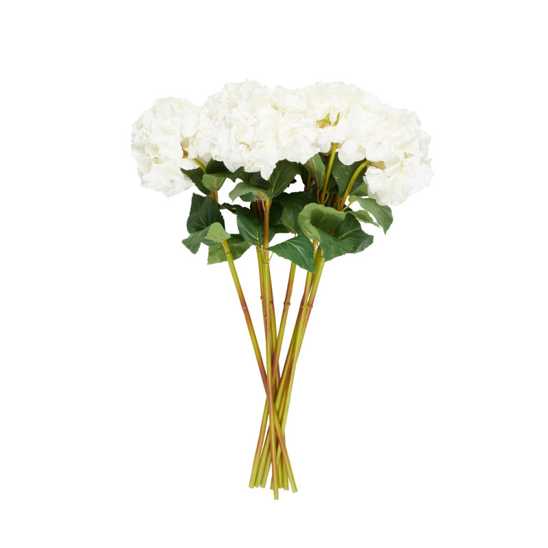 Tige de fleur artificielle Cole et Grey, Blanc, H 33 po x l 14 po x P 14 po