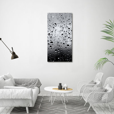 Drops Of Water - Wrapped Canvas Print