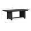 Table de salle à manger extensible avec tréteaux et 4 chaises d'appoint-29912719