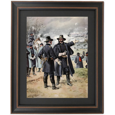 Le général Burnside à la bataille de Fredericksburg, 1862 par Henry Alexander Ogden