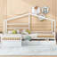 Lit plateforme House avec trois tiroirs de rangement-760660490