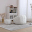 Fauteuils à billes modernes, fauteuil rond confortable pour adultes avec repose-pieds, fauteuil de lecture simple avec coussin pour salon, chambre à coucher, appartement-133759285