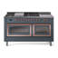 ILVE Nostalgie II Noblesse 60 in Dual Fuel Range 7 Burner, Griddle, Frenchtop-1606748021-1606748031