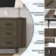 Commode 6 tiroirs Mid Century Modern