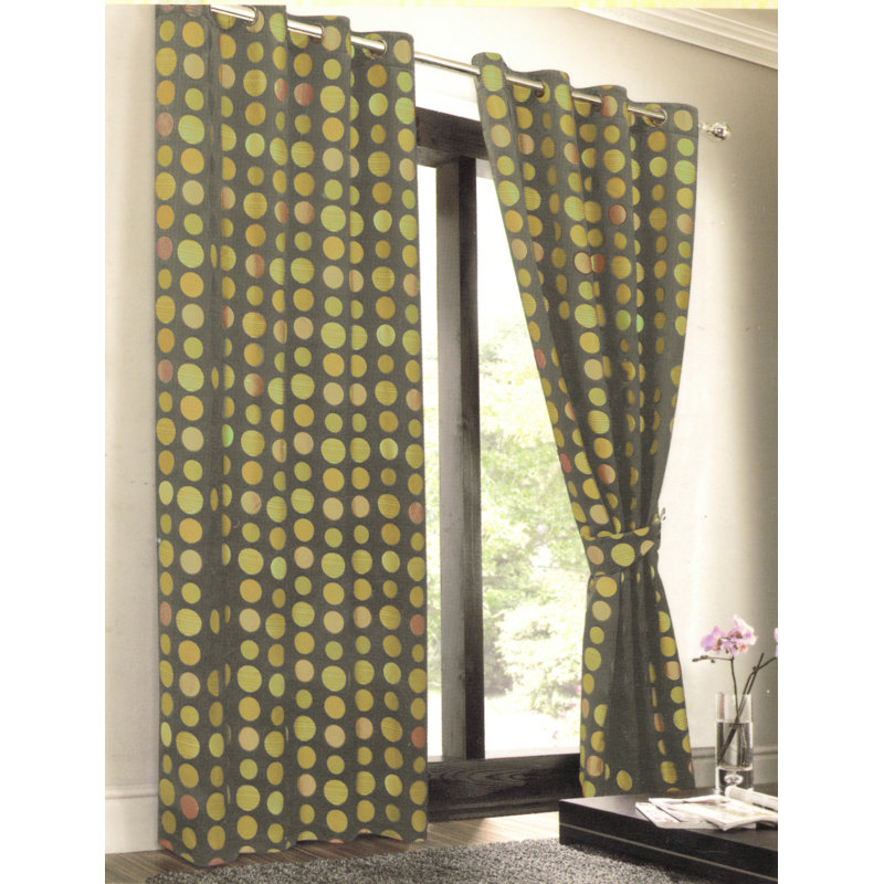 Chantelle Room Darkening Curtain Single Panel, 55" W x 118" L, Pool