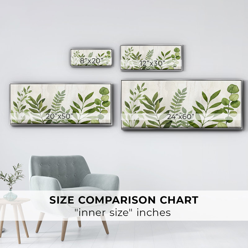 Summer's Glory- Framed Canvas, 12" H x 30" W