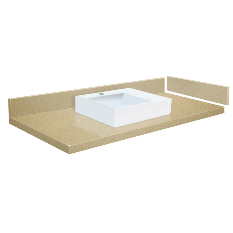 Plateau de meuble-lavabo simple 48,75 po Madison, Chemin de la nature, Simple