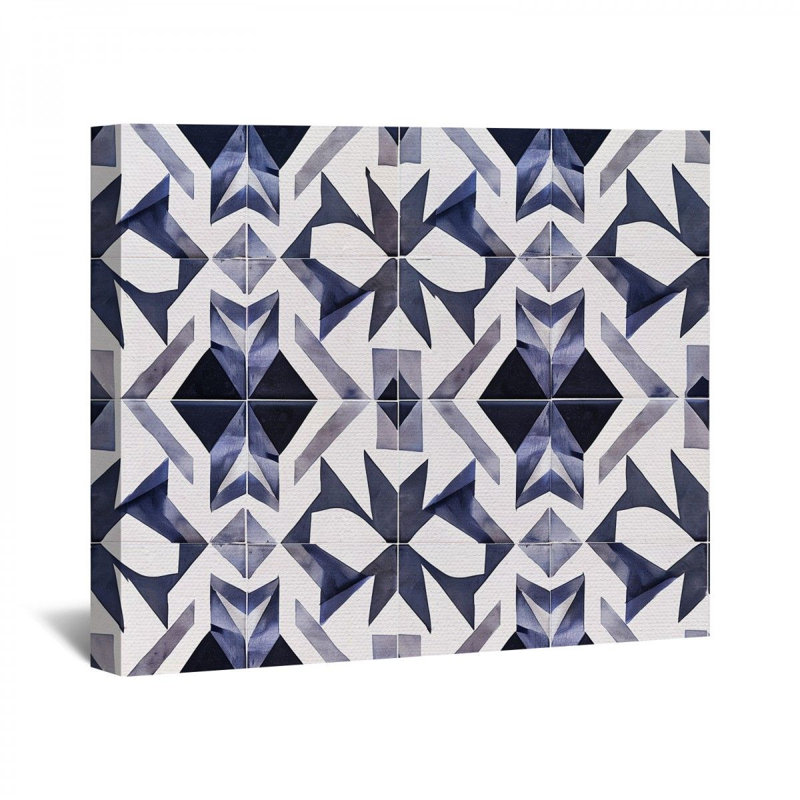 " Ceramic Geometric ", 12" H x 18" W