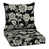 Black/White Floral