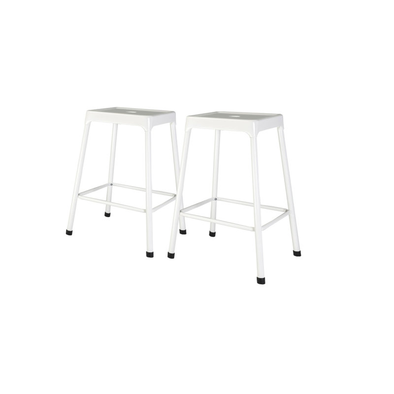 Tabouret de comptoir thermolaqué, ensemble de 2