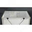 Finition argentée 1pc Panneaux de miroirs de table de chevet Décorations ornées Pieds courbés Boutons de tiroir en cristal Table de chevet Mobilier de chambre à coucher