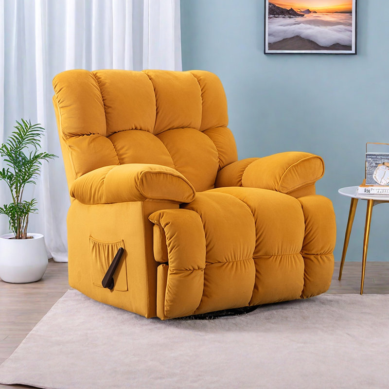 Fauteuil inclinable simple multifonctionnel Home Home, Jaune