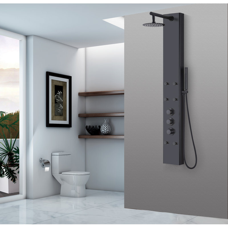 57.08'' Shower Panel with Fixed Shower Head