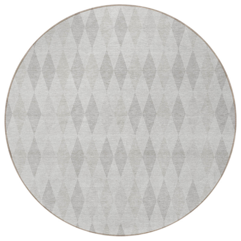 Tapis d'intérieur rond 8 po