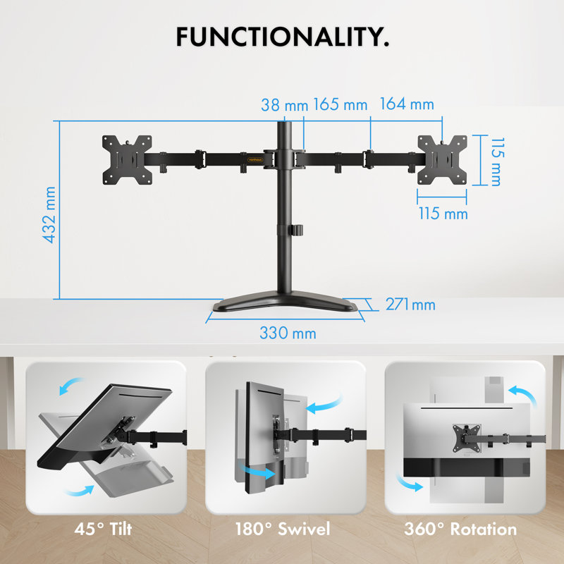 VonHaus Multi-Screen Desktop Mount