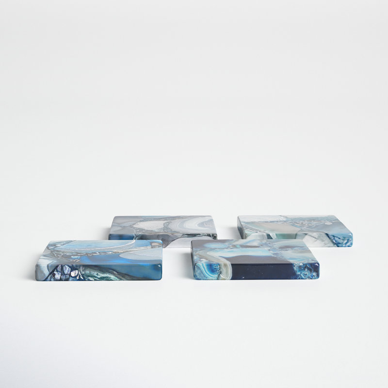 Set of 4 Agate Coaster