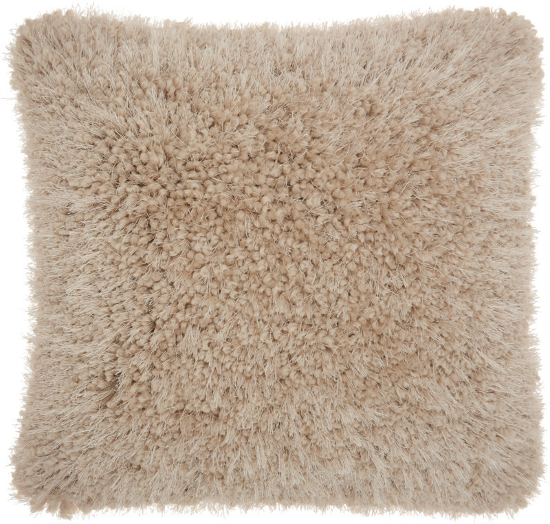 Square Pillow Cover & Insert, Beige