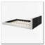 Lit plateforme tapissier avec tissu en velours, lit au sol avec structure solide-1347394459