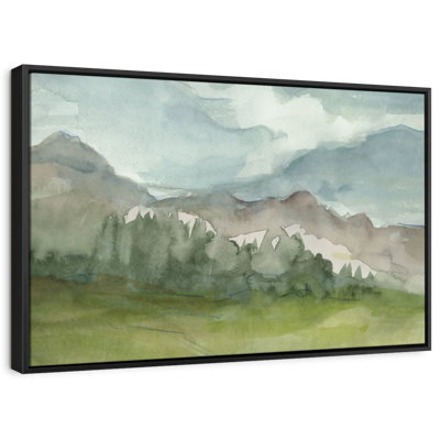 Impression sur toile Plein Air Mountain View I