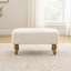Upholstered Chenille Footstool-1094630546