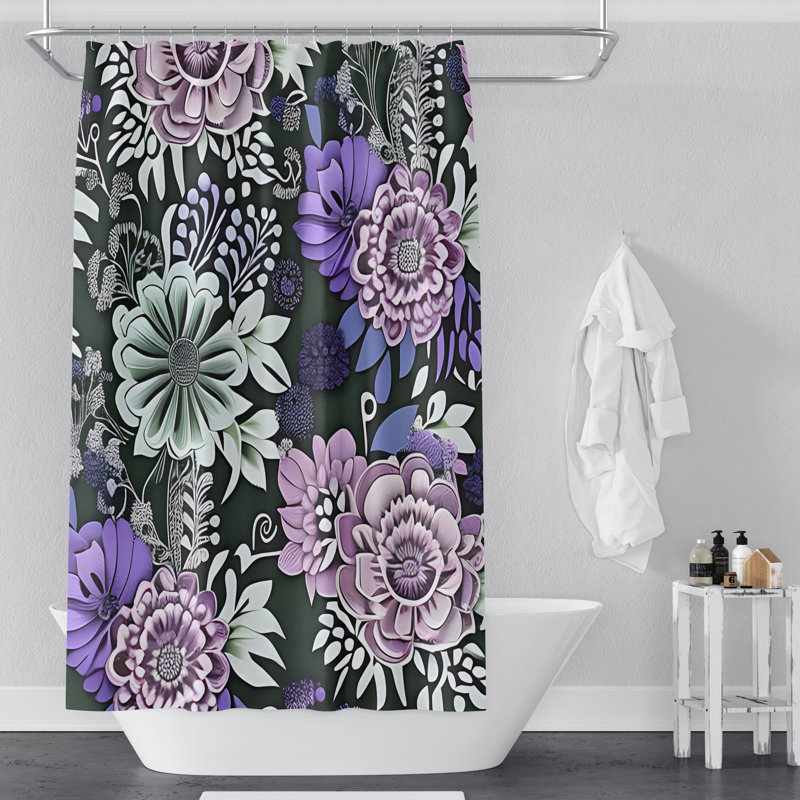 Rideau de douche Tyrel, H 72 po x l 70 po