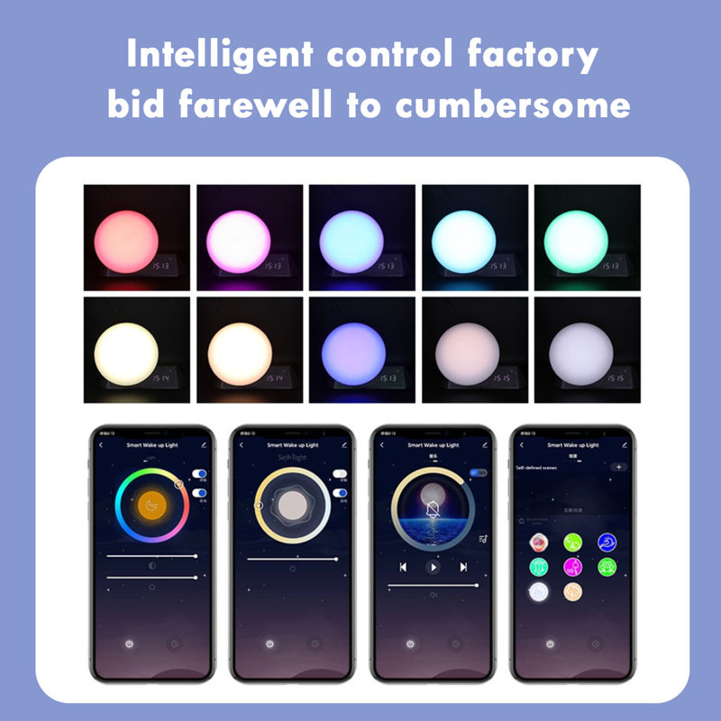 Alarm Clock Sunrise Wake Up Light