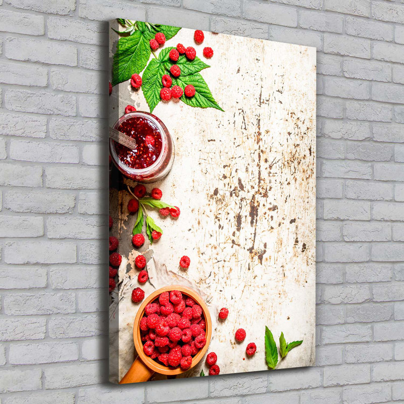 Raspberry Jam - Wrapped Canvas Print
