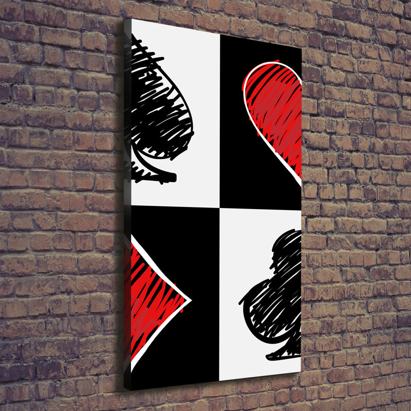 Card Colours - Wrapped Canvas Print