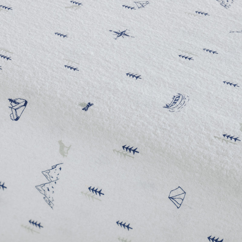 Ensemble de draps en flanelle 100% coton 4 pièces Modern Soft - doux et durable pour toutes les saisons
