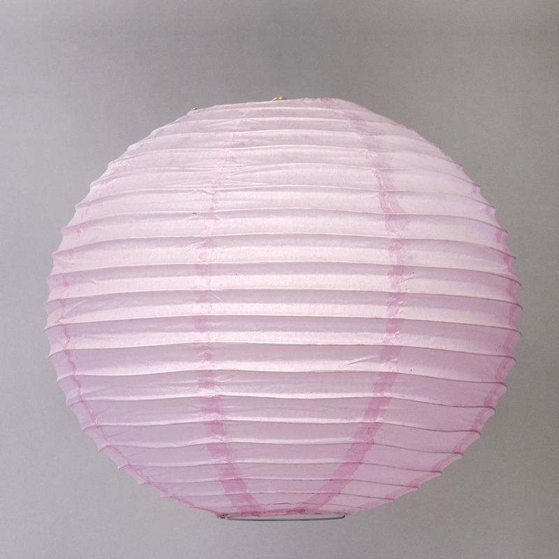 Lanterne en papier, Rose