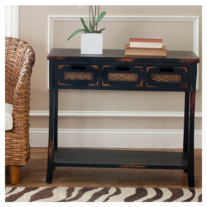 34'' Console Table, Black