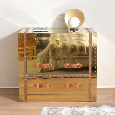 Gold Dressers with Mirror You'll Love | Wayfair