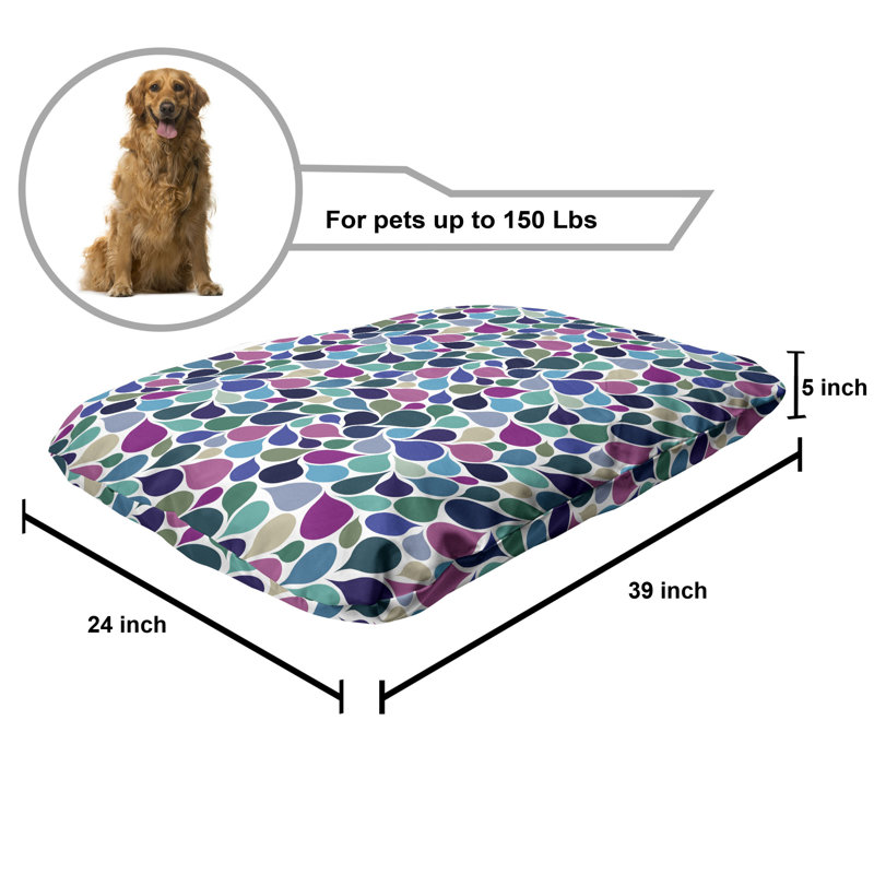 Multicolore, lit pour animal de compagnie Ambesonne