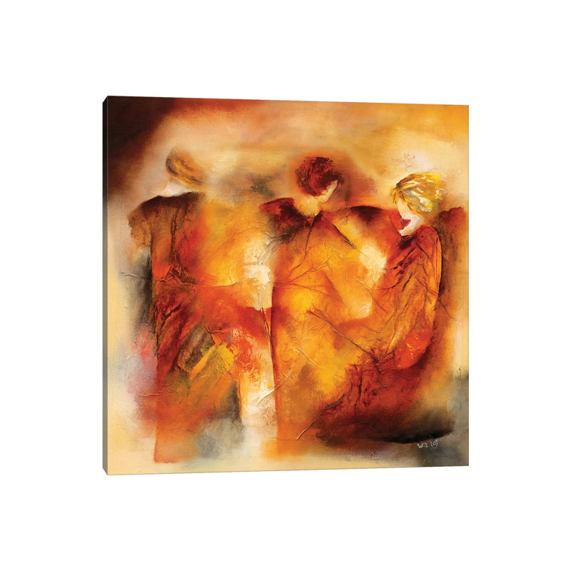 Meet Together II by Wil Lof - Wrapped Canvas Print, 30.48 cm H x 30.48 cm W