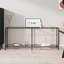 Hannmeike Glass Top Console Table-443084619-443084630