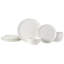 Mirabel 12-Piece Lightweight Chip-Resistant Bone China Dinnerware Set, Service for 4