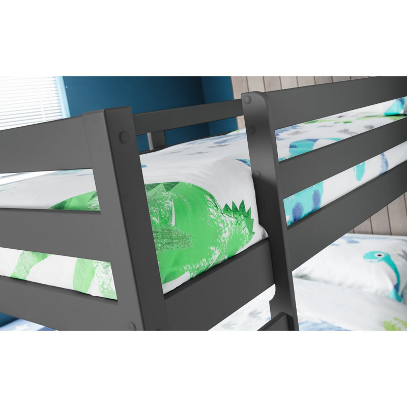 Scoggins Single (3') Bunk Bed, Anthracite, No Mattress