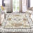 Oriental Machine Washable Area Rug with Rubber Backing for Living Room Non-Slip Indoor Carpet Low-Pile Rug for Bedroom Dining Room Hallway Kitchen Office Playroom Nursery-1050603218