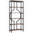 70.87" Tall Industrial Bookshelf, 6-Tier Vintage Brown Bookcase Open Shelvesfor Apartment, Office & Living Room
