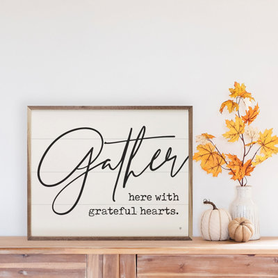 Gather Here With Grateful Hearts White