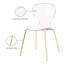 Chaise d'appoint empilable Clarion-1423331269